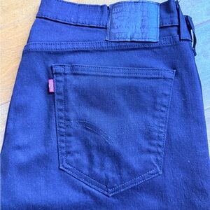 Levi's 514 Mens BLACK Denim jeans